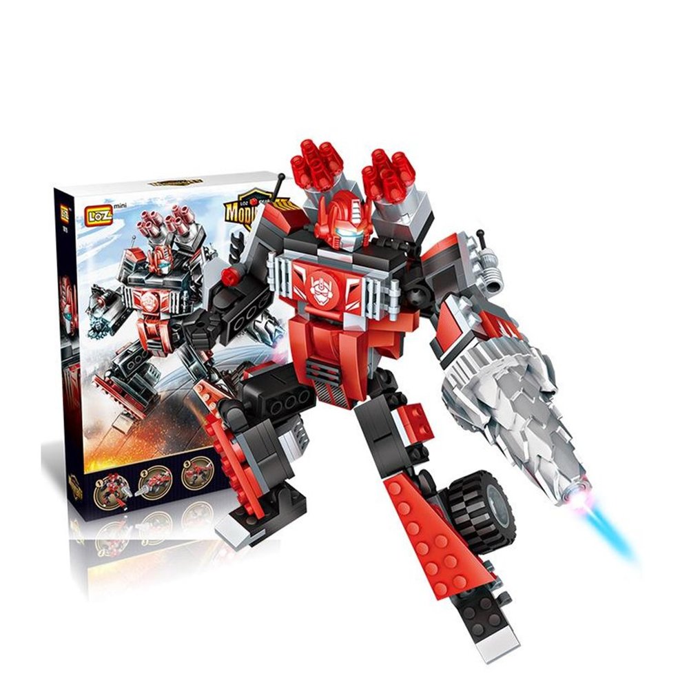 Transformer Truck Crane Car Robot LOZ Blocks